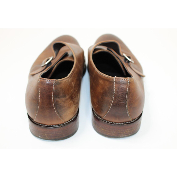 To Boot Shoes Men's 11.5 M Adam Derrick New York Monk Strap Buckle Brown Leather - Picture 4 of 10